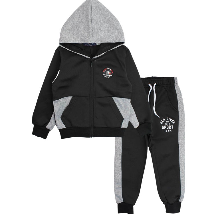 Picture of GOR6007- BOYS HOODY ZIP UP TRACKSUIT (4-15YEARS)